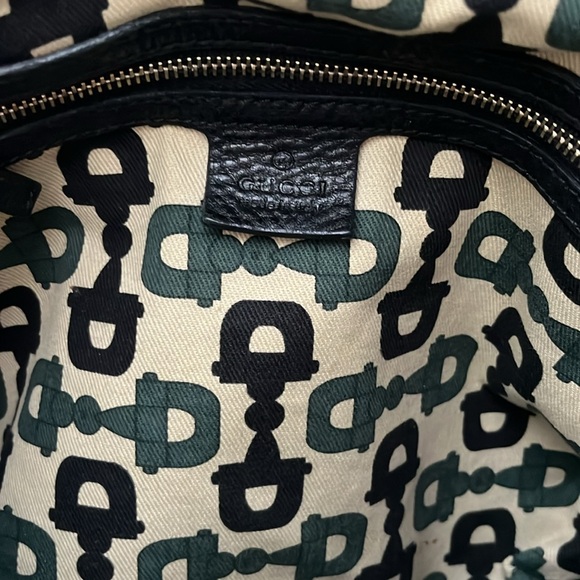 Gucci Black Hobo Bag with Gold Hardware - Picture 12 of 16